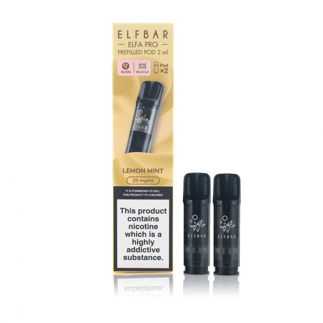 ELFA PRO Lemon Mint Box and Pods