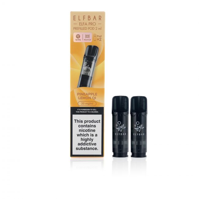 ELFA PRO Pineapple lemon QI Box and Pods