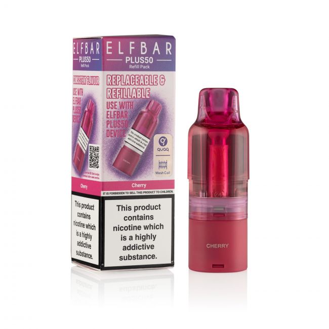 ELFBar-Plus50-Cherry Pod & box