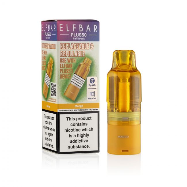ELFBar-Plus50-Mango Pod & box