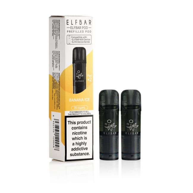 Elf Bar 600 Banana Ice Pods & box