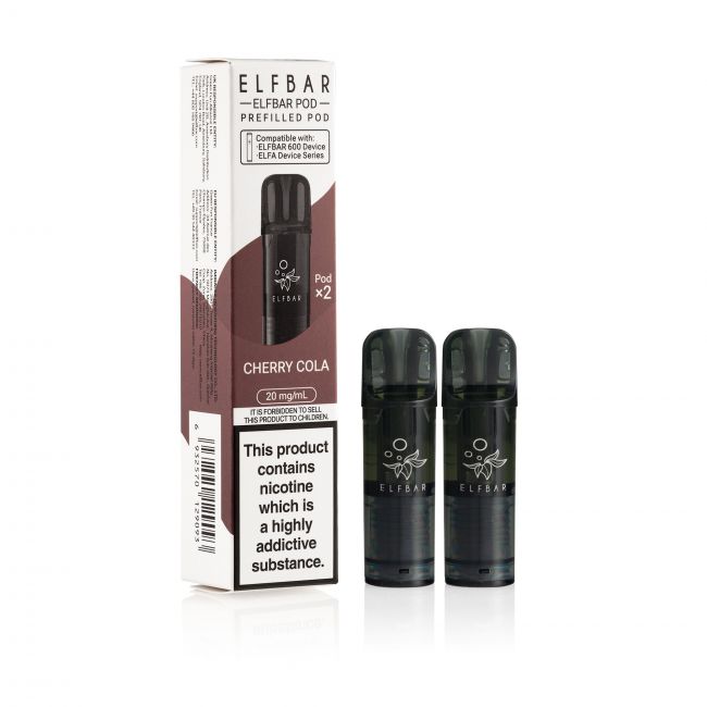 Elf Bar 600 Cherry Cola Pods & box