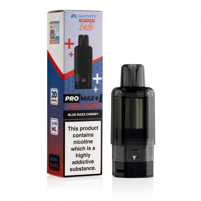 Hayati-Pro-Max-pod Blue Razz Cherry
