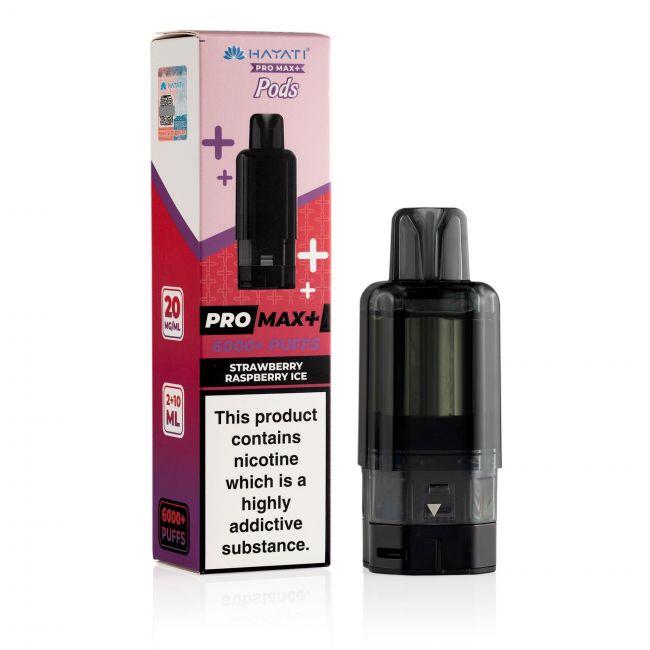 Hayati-Pro-Max-pod Strawberry Raspberry Ice