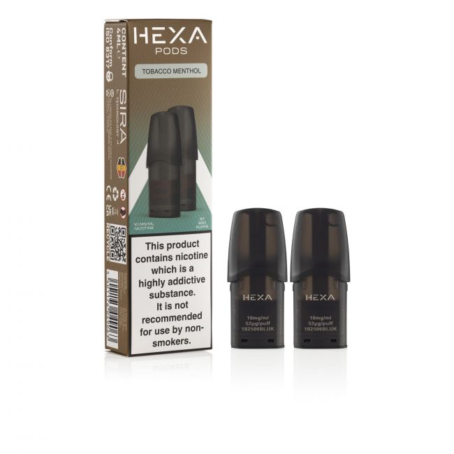 Hexa Sira Pods Tobacco Menthol