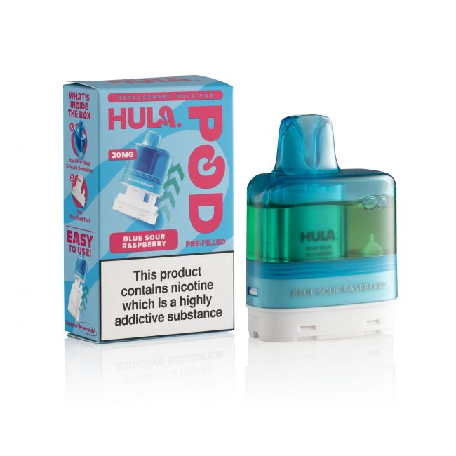Hula Blue Sour Raspberry box & pod