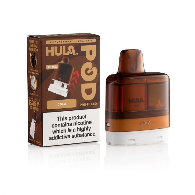 Hula Cola box & pod
