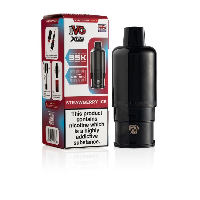 IVG XL35 Strawberry Ice pod & box