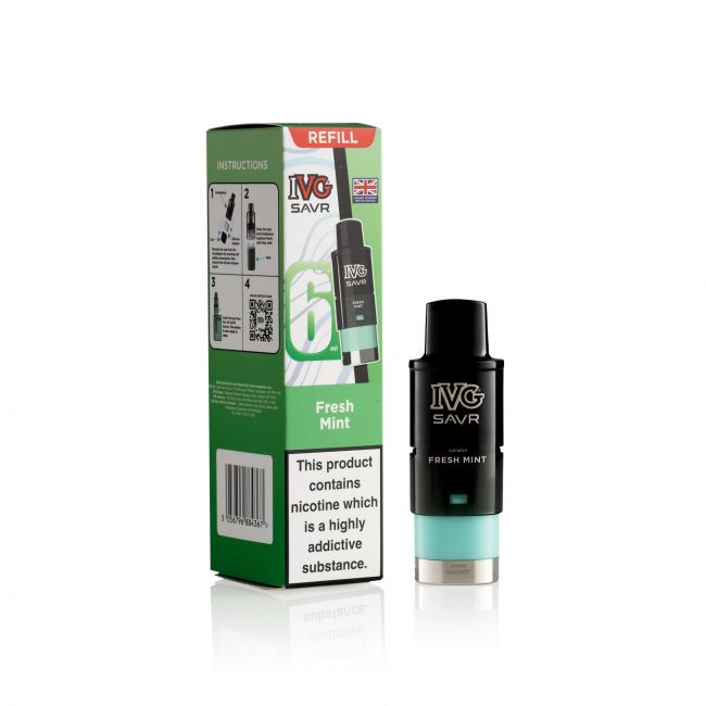 IVG Savr Fresh Mint box & pod