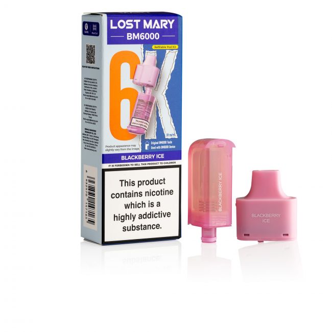 Lost Mary BM6000 Blackberry Ice Pod & Box