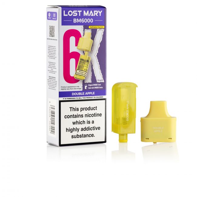 Lost Mary BM6000 Double Apple Pod & Box