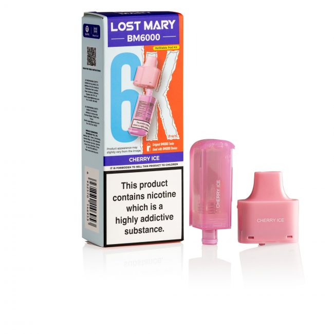 Lost Mary BM6000 Cherry Ice Pod & Box
