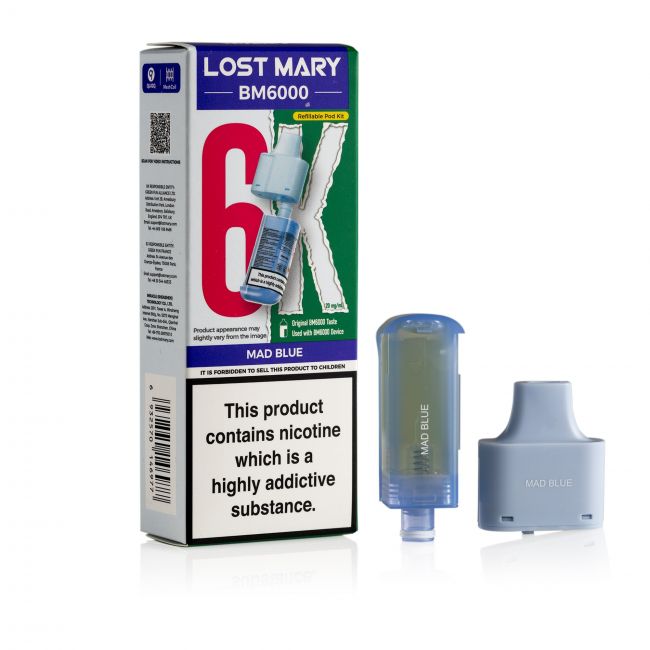 Lost Mary BM6000 Mad Blue pods