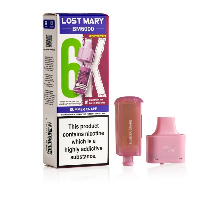 Lost Mary BM6000 Summer Grape pods