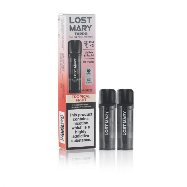 Lost Mary Tappo E-Liquid Box and Pods Tropical Fruit