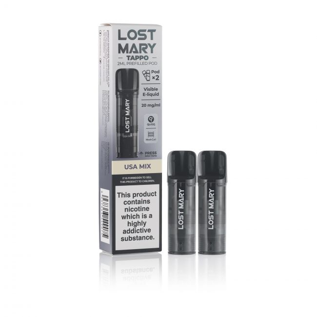 Lost Mary Tappo E-Liquid Box and Pods USA Mix