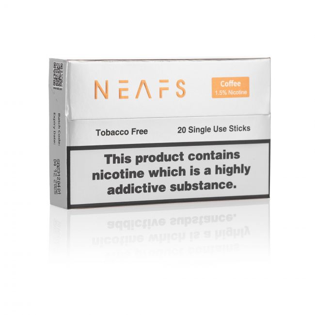 A closed pack of NEAFS Coffee sticks