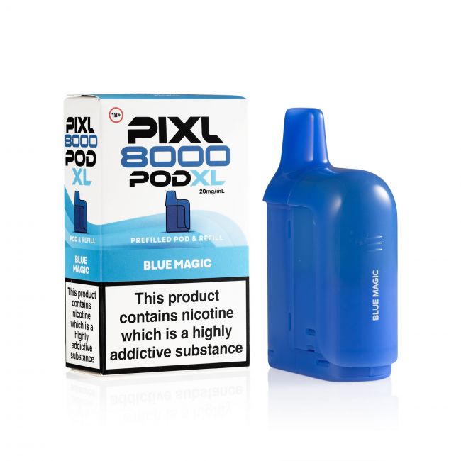 Pixl 8000 Blue Magic pod and box