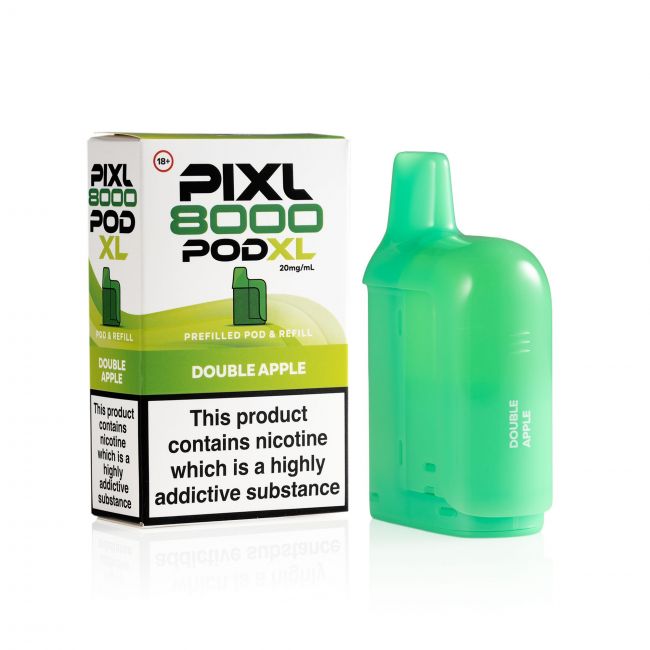 Pixl 8000 Double Apple pod and box