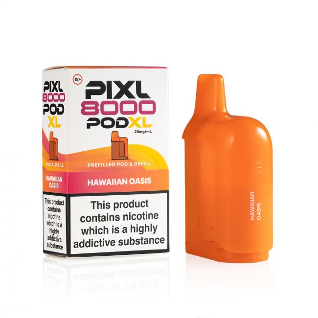 Pixl 8000 Hawaiian Oasis pod and box