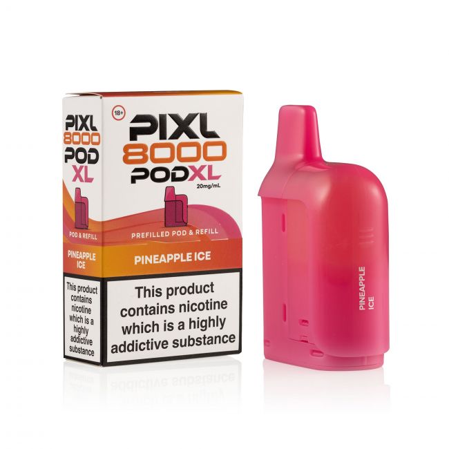 Pixl 8000 Pineapple Ice pod and box