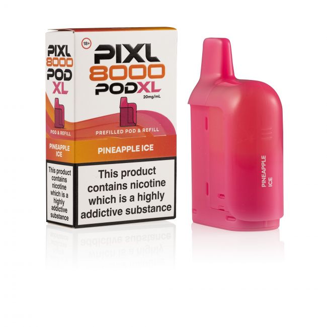 Pixl 8000 Pineapple Ice pod and box