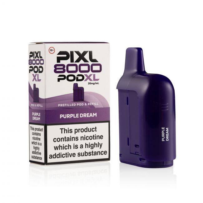 Pixl 8000 Purple Dream pod and box