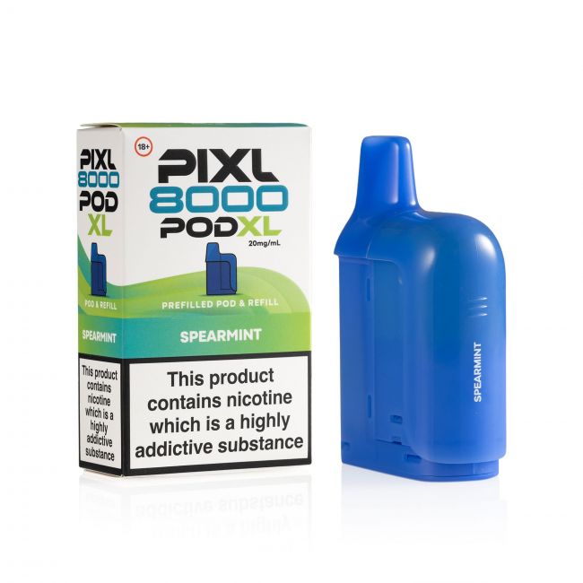 Pixl 8000 Spearmint pod and box