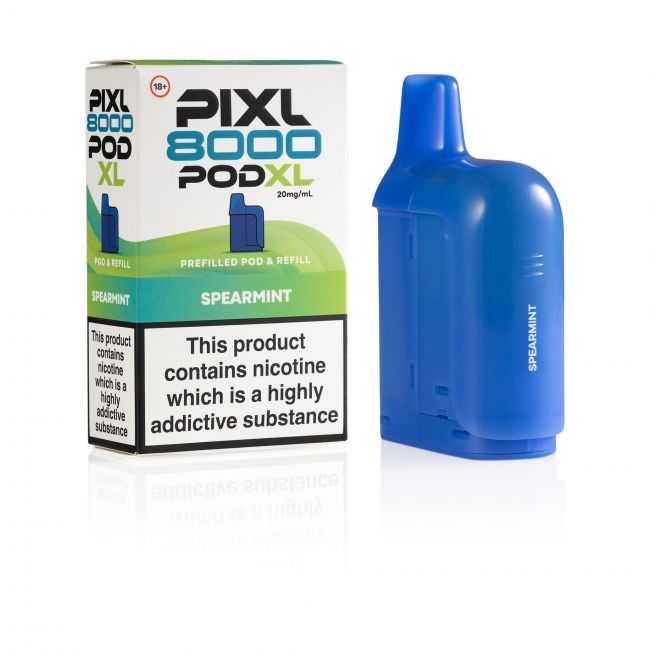 Pixl 8000 Spearmint pod and box