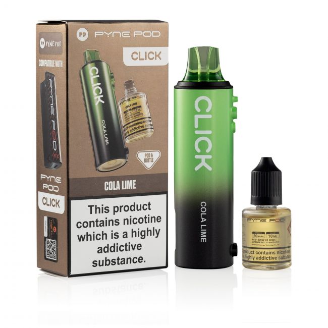 Pyne Pod Click refill Cola Lime & box