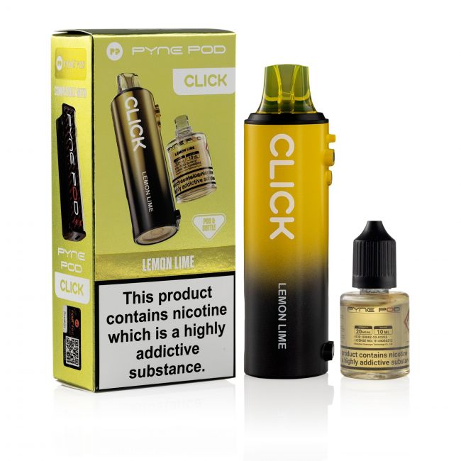 Pyne Pod Click refill Lemon Lime & box