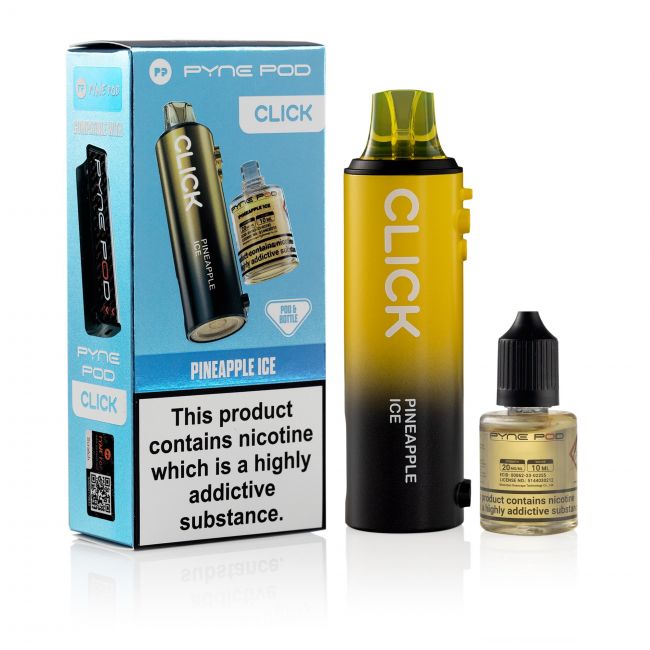Pyne Pod Click refill Pineapple Ice & box