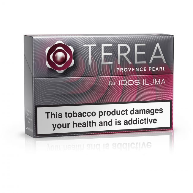 A closed pack of IQOS TEREA Provence Pearl