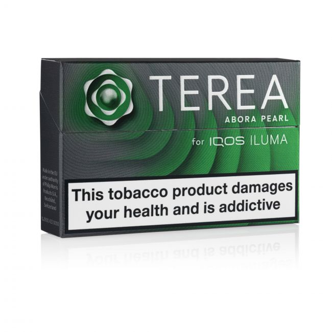 A closed pack of TEREA Abora Pearl Sticks
