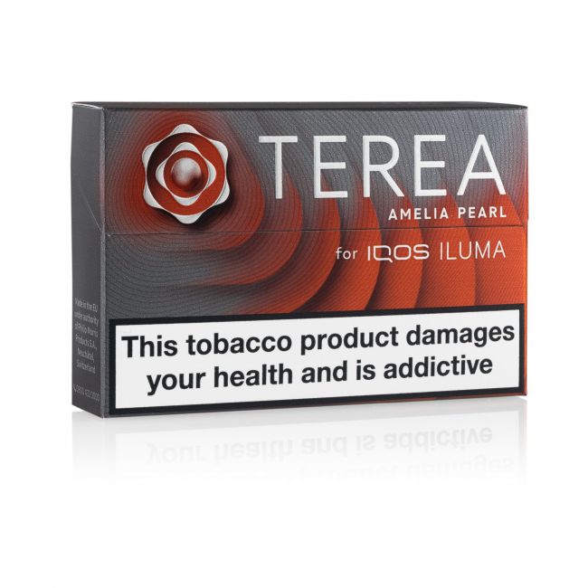 A closed pack of Terea Amelia Pearl sticks
