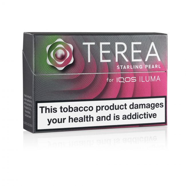 A closed pack of Terea Starling Pearl sticks