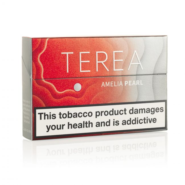 A closed pack of Terea Amelia Pearl sticks
