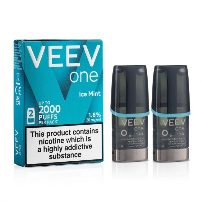 VEEV ONE Ice Mint pods and box