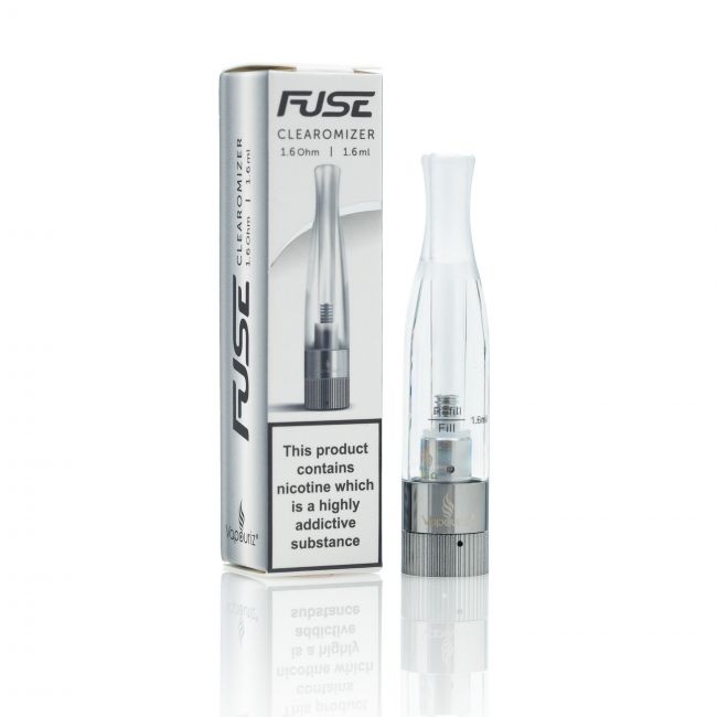 Vapouriz Fuse Clear Clearomizer and box