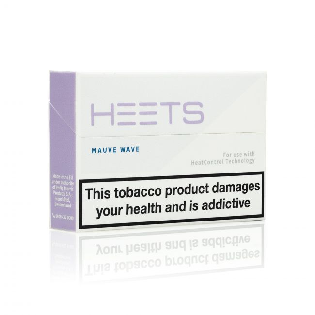 A closed pack of HEETS Mauve sticks