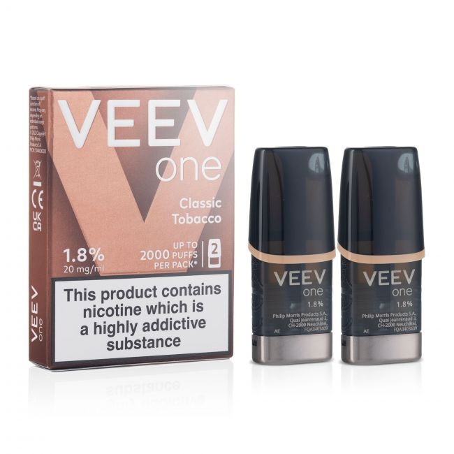 VEEV One Classic Tobacco Box and Pods