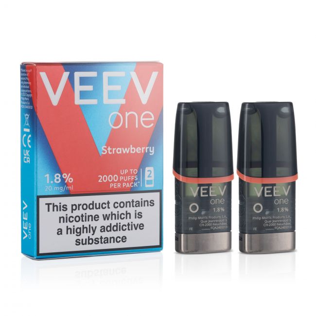VEEV One Strawberry Box and Pods