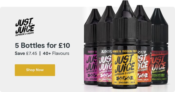 5 For £10 on Just Juice