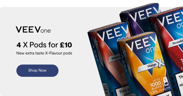VEEV One X Pods Mix and Match 4 for £10