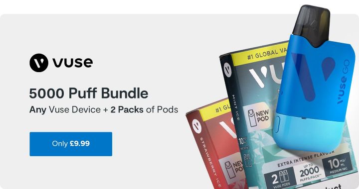 Vuse 5000 Puff Bundle for £9.99