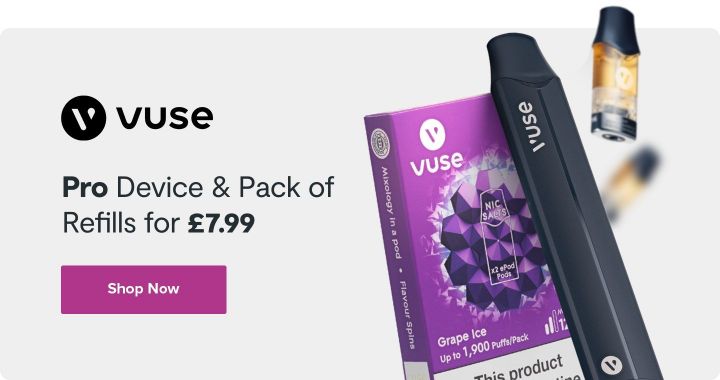 Vuse Pro & Pack of Refills for £7.99