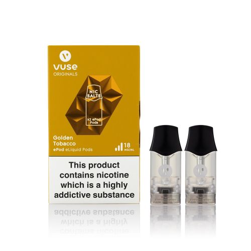 Vuse Golden Tobacco ePod Cartridges | Electric Tobacconist UK