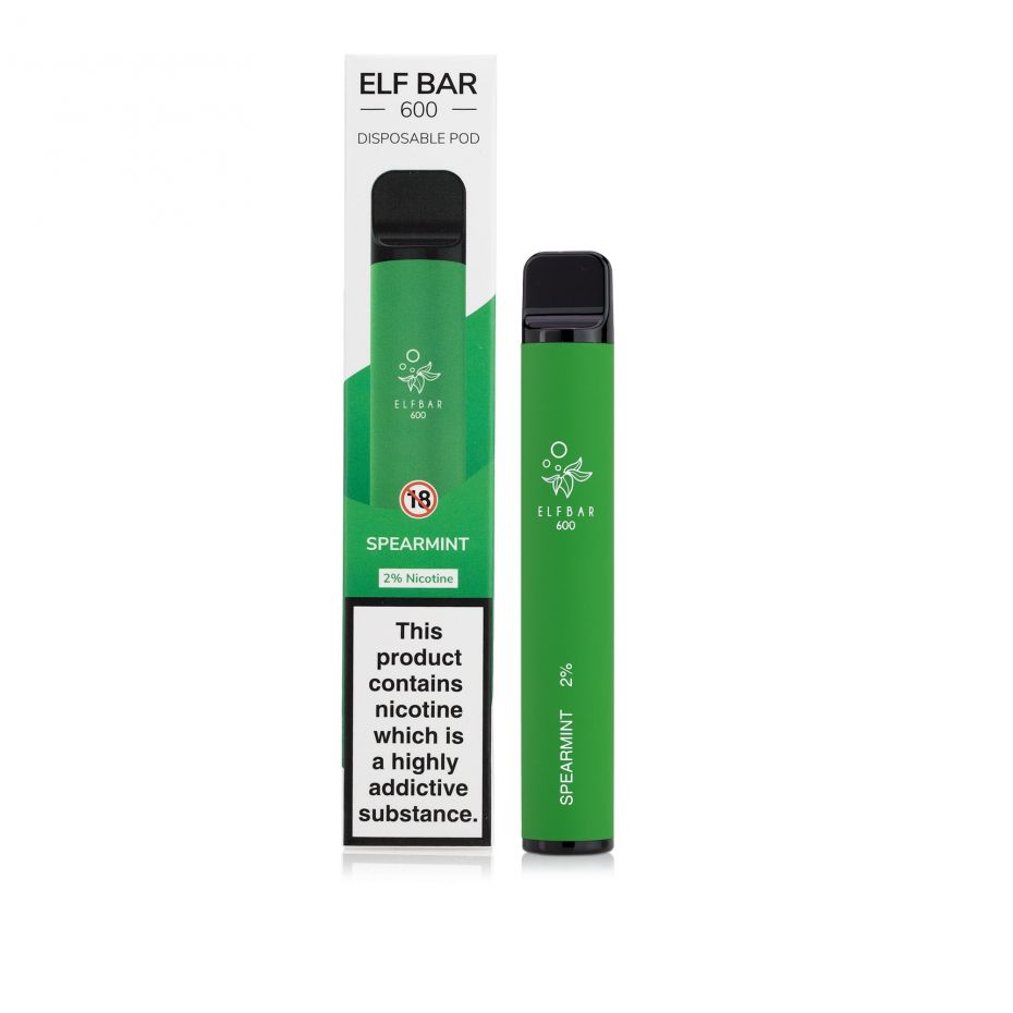 Spearmint | ELF BAR 600 Disposable Vape | ET UK