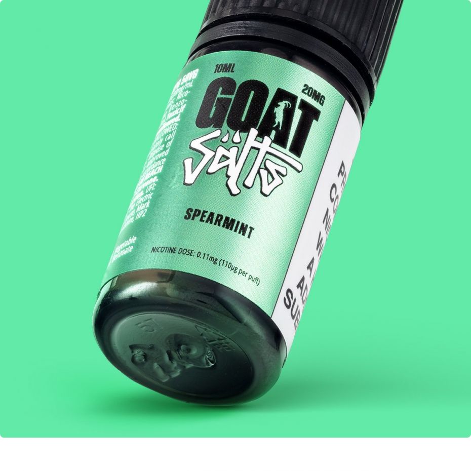 GOAT Salts Spearmint Nic Salt E-Liquid | ET UK