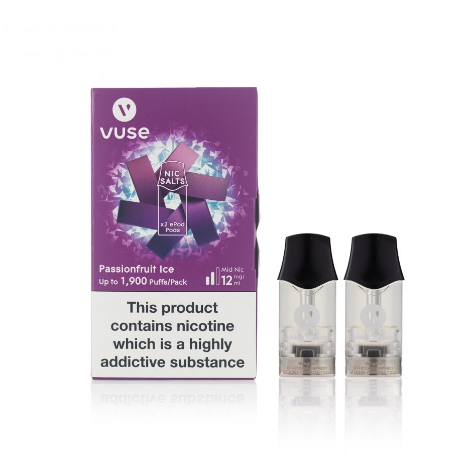 Vuse Passion Fruit Ice ePod Cartridges | Electric Tobacconist UK